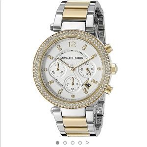 Michael Kors 39mm Gold & Silver Parker Watch